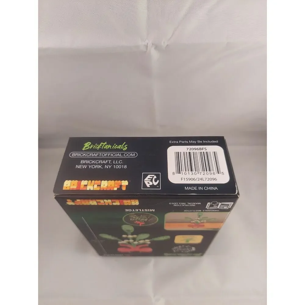 Bricktanicals Mistletoe Holiday Flowers Brick Building Set 90 Pcs Brickcraft New
